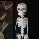 Papercraft 3D squelette Halloween