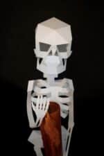 Papercraft 3D squelette Halloween