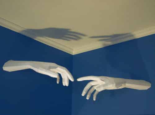 Sculpture 3D La Création d'Adam