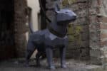 Bull terrier en papercraft 3D