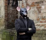 Masque rat en papercraft 3D