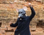 Masque rat en papercraft 3D