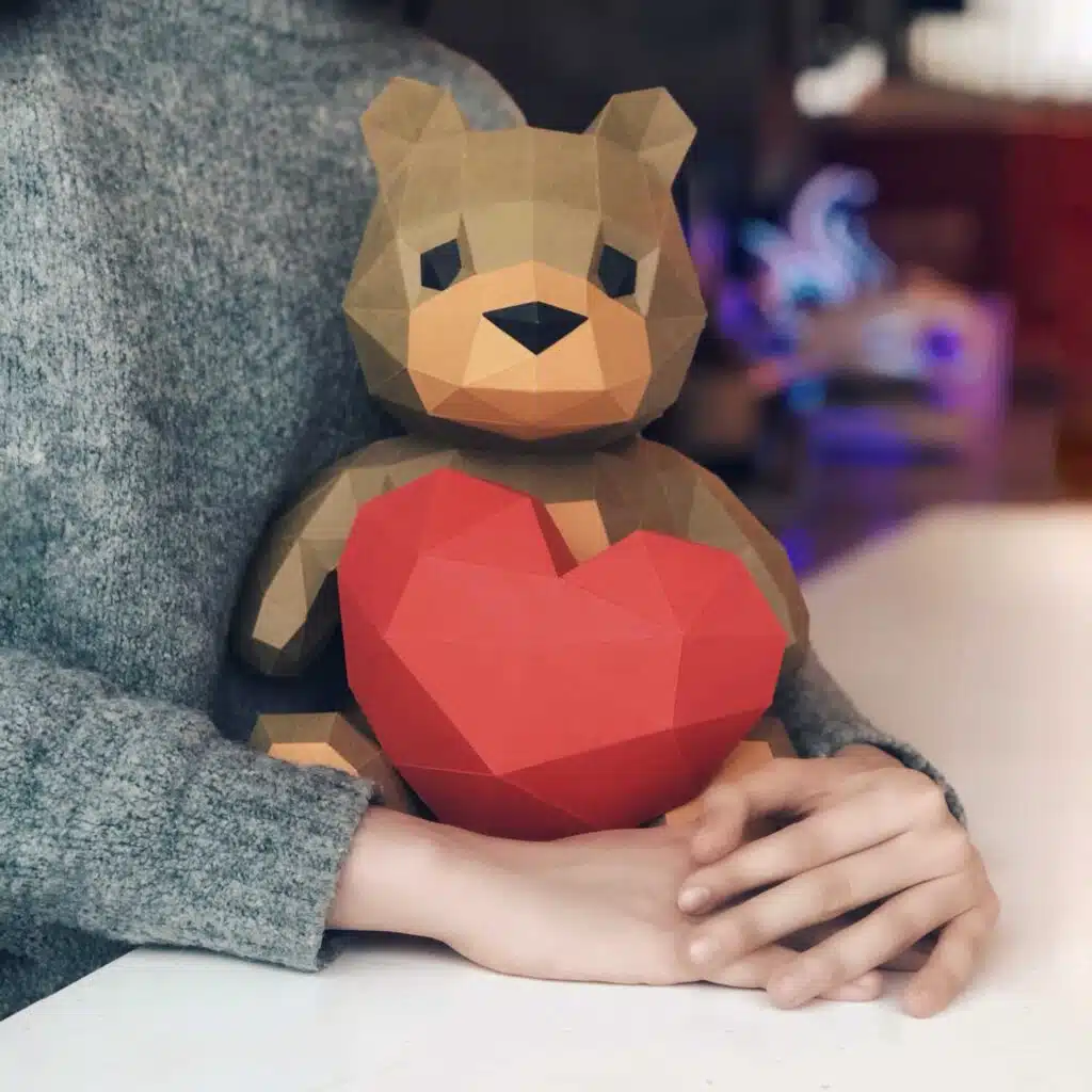 Ours en papier 3D V2