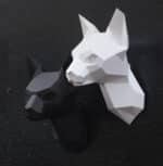 Tête de sphynx en papercraft 3D