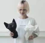Tête de sphynx en papercraft 3D