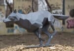 Loup en papercraft 3D à assembler