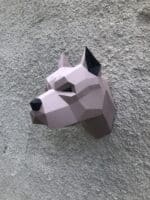 Papercraft 3D têtes de chiens