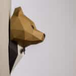 Ours en costume papercraft 3D