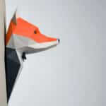 Papercraft 3D renard en costume