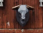 Tête de taureau en papercraft 3D
