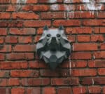 Tête de loup en papercraft 3D
