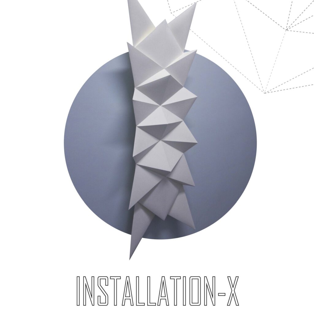 Sculpture en papier Spikes 3D