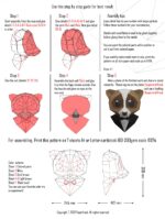 Singe en papercraft 3D