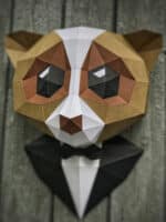 Singe en papercraft 3D