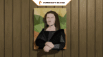 Tableau mural Mona Lisa en Papercraft 3D