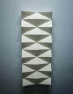 Papercraft 3D sculpture rhombus