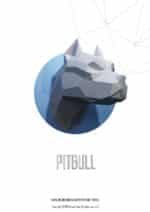 Papercraft 3D têtes de chiens