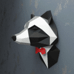 Raton laveur en costume papercraft 3D