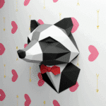 Raton laveur en costume papercraft 3D
