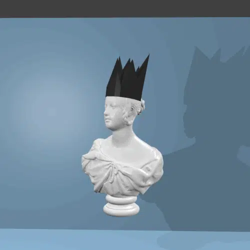 Couronne papercraft 3D Halloween