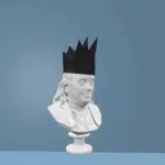 Papercraft de couronne Halloween en origami 3D