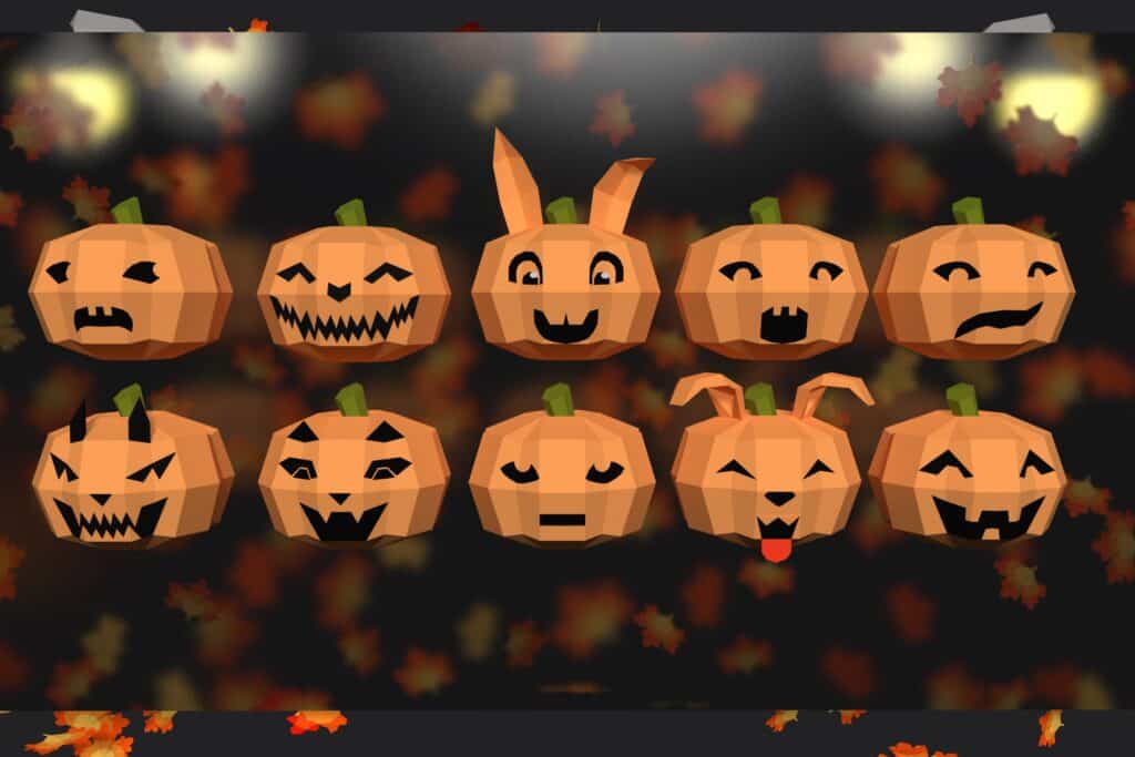 Papercraft 3D citrouille Halloween Papercraft 3D citrouille Halloween