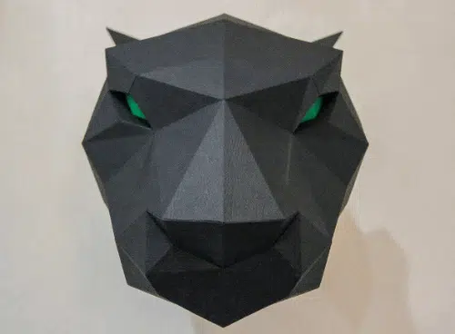 Panthère en papercraft 3D