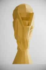 Papercraft 3D coupe de football