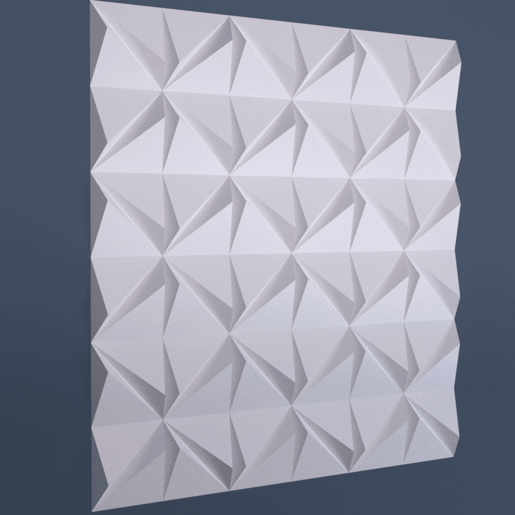 Papercraft mural géométrique 3D