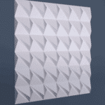 Papercraft mural géométrique 3D