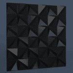 Papercraft mural géométrique 3D