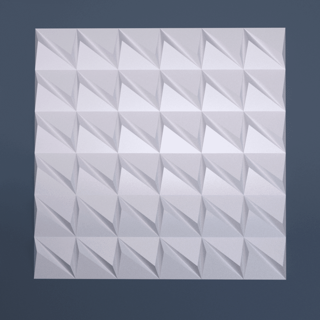 Papercraft mural géométrique en origami 3D Papercraft mural géométrique en origami 3D