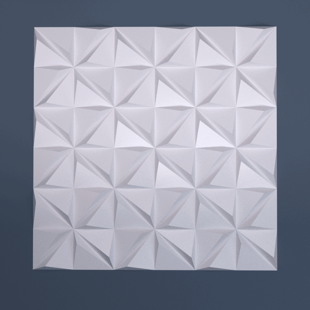 Papercraft mural géométrique 3D