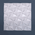 Papercraft mural géométrique 3D