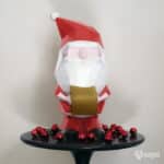 Papercraft papa Noël en origami