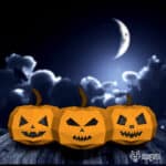 Papercraft citrouilles d'Halloween en origami