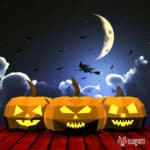Papercraft citrouilles d'Halloween en origami