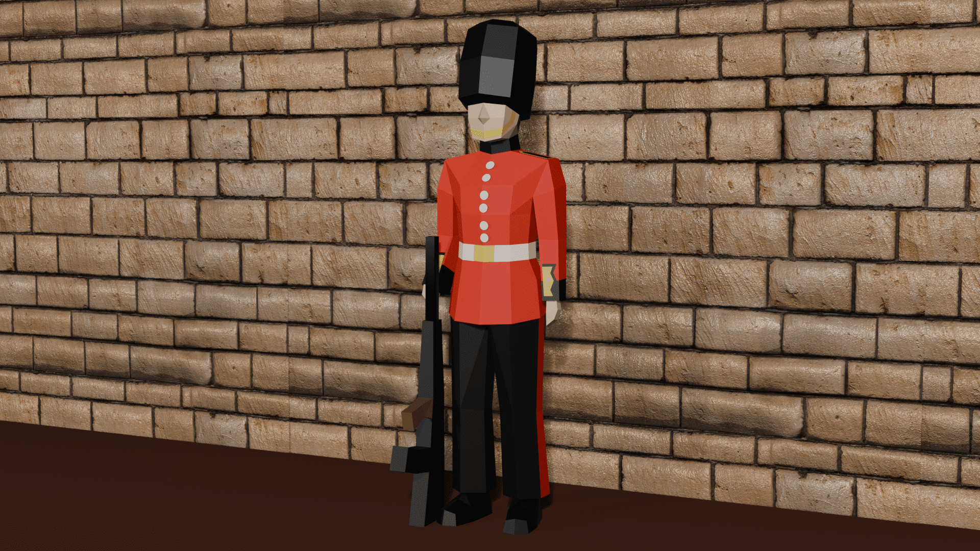 Garde royal papercraft 3D - origami (3)