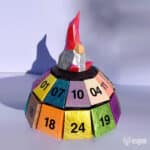 Papercraft calendrier de l’avent en origami