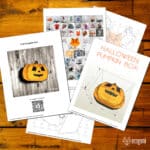 Papercraft de boîte en forme de citrouille pour Halloween Papercraft de boîte en forme de citrouille pour Halloween