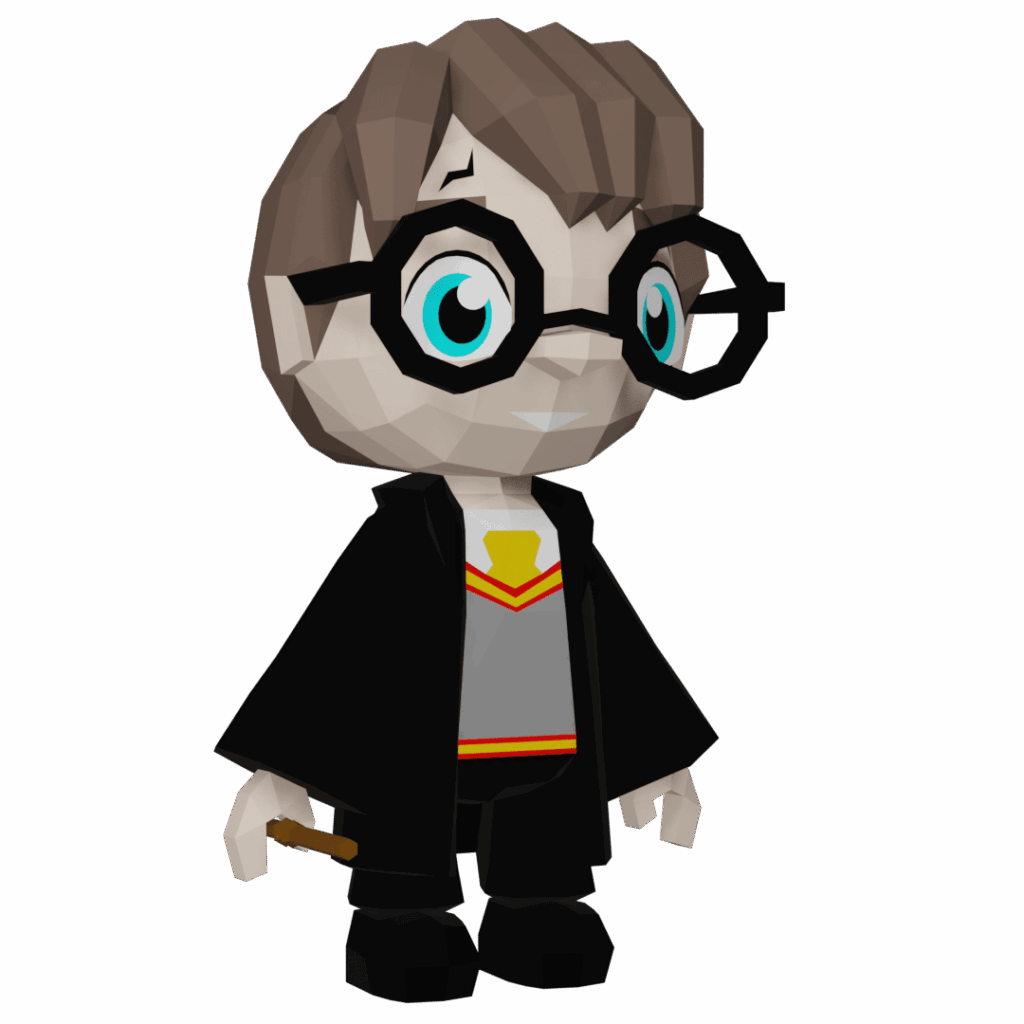 Harry Potter en papercraft 3D