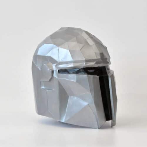 Papercraft casque The Mandalorian en origami
