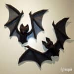 Papercraft de chauves-souris en origami