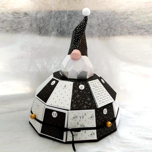 Papercraft calendrier de l’avent en origami