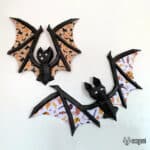 Papercraft de chauves-souris en origami