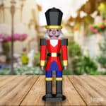 Papercraft casse-noisette de Noël en origami