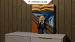The scream – Tableau papercraft 3D inspiré de Munch The scream – Tableau papercraft 3D inspiré de Munch