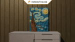 La Nuit étoilée – Tableau papercraft 3D inspiré de Van Gogh La Nuit étoilée – Tableau papercraft 3D inspiré de Van Gogh