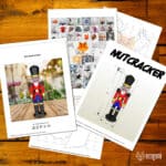 Papercraft casse-noisette de Noël en origami