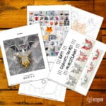 Papercraft de chauves-souris en origami